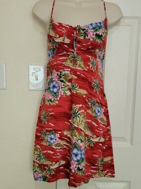 Set of Two Vintage Rayon Hawaiian Dresses